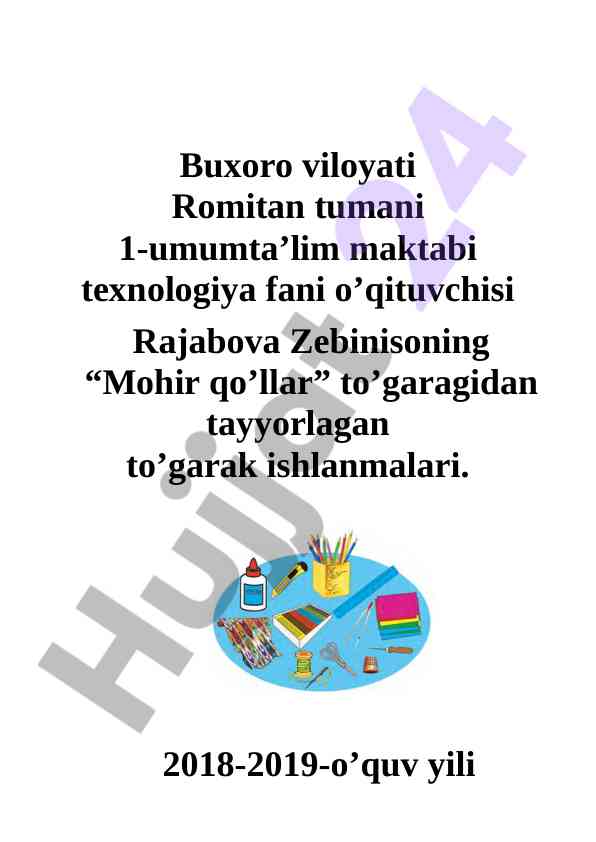 Texnika xavfsizligi qoidalari o‘quv darsi