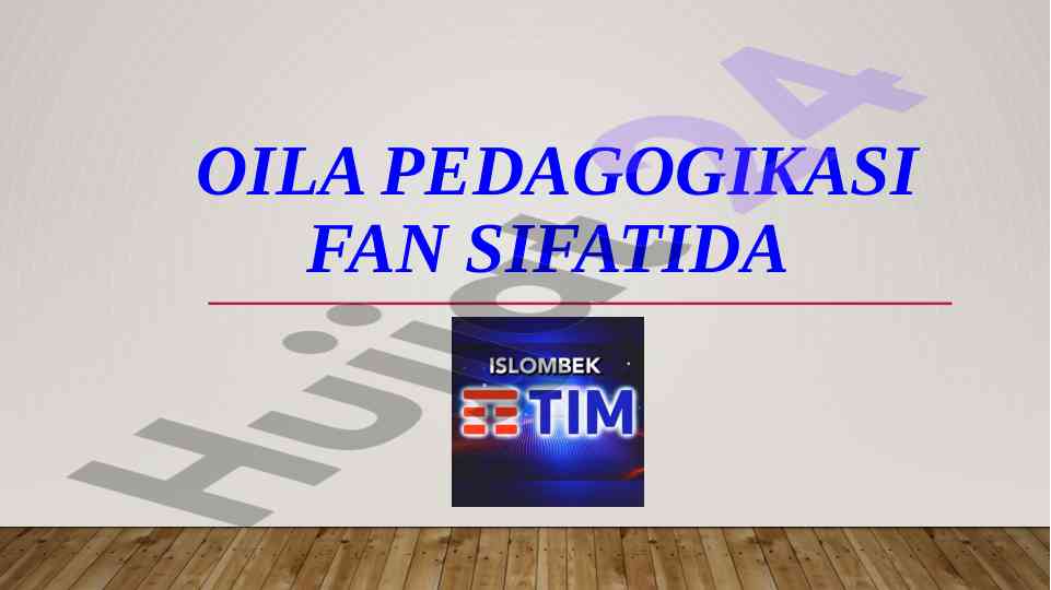 Oila pedagogikasi fan sifatida