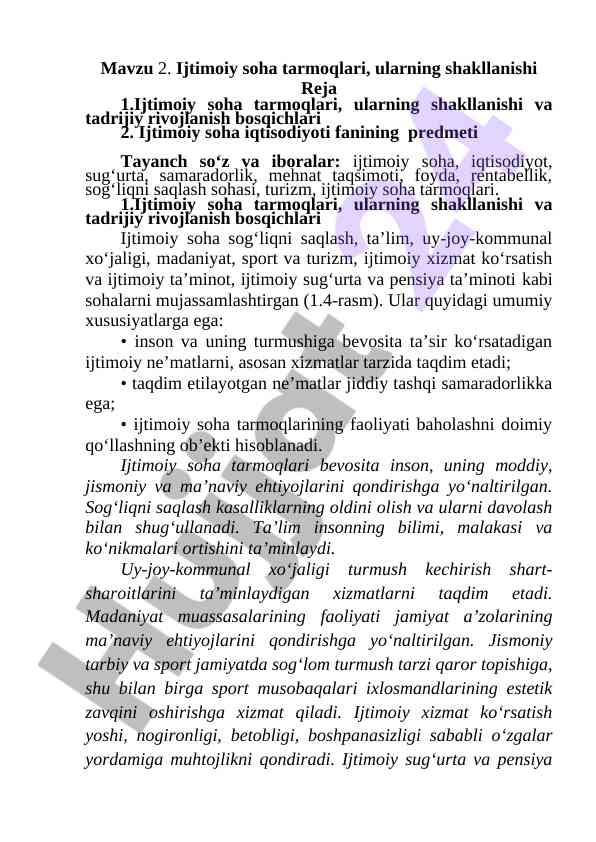 Ijtimoiy soha tarmoqlari va ularning rivojlanishi