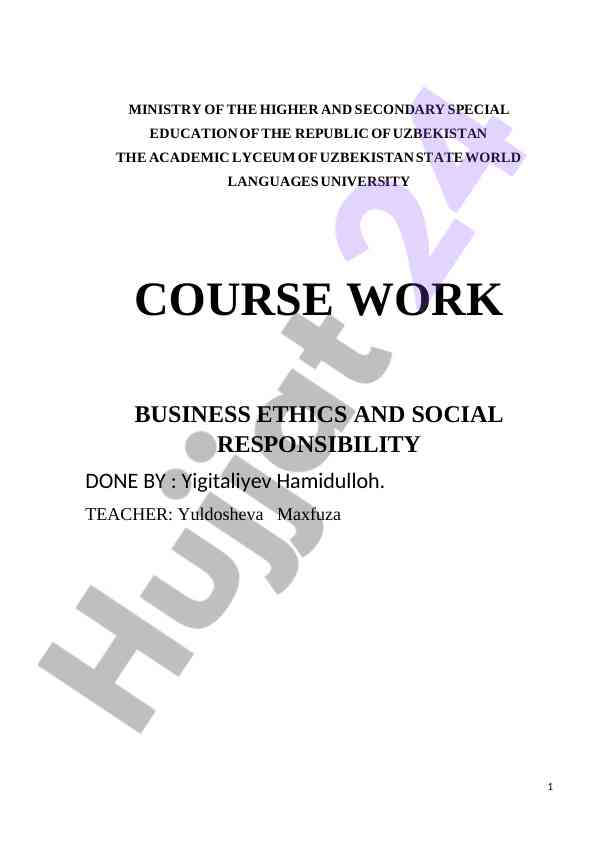 Business ethics and social responsibility overview