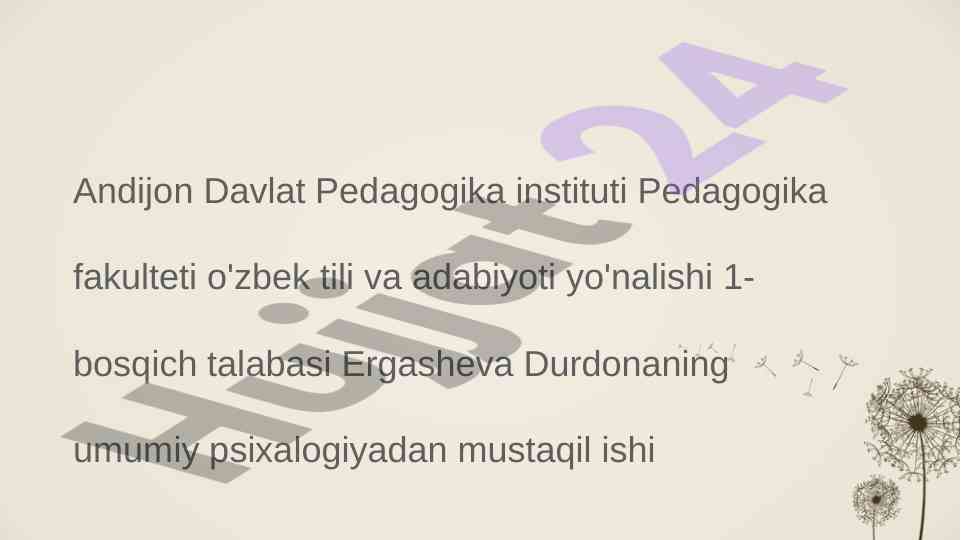 Kichik maktab yoshi davrida psixik rivojlanish xususiyatlari