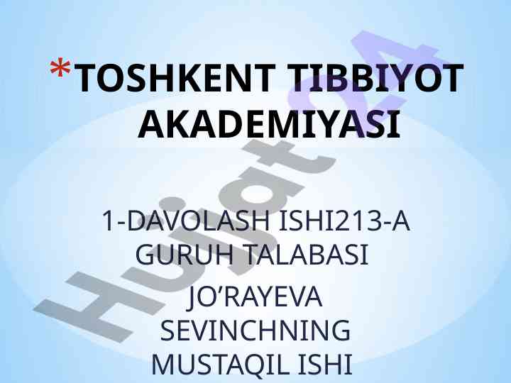 Robotlashtirilgan xirurgiya amaliyoti