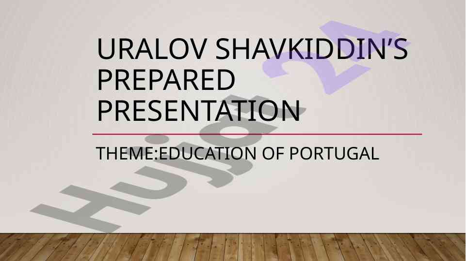 Education system of portugal overview