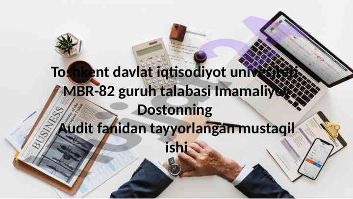 Tahliliy amallarni qo'llash tartibi va turlari