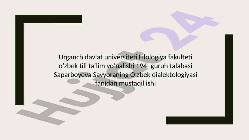 O’zbek shevalarining o’rganilish tarixi