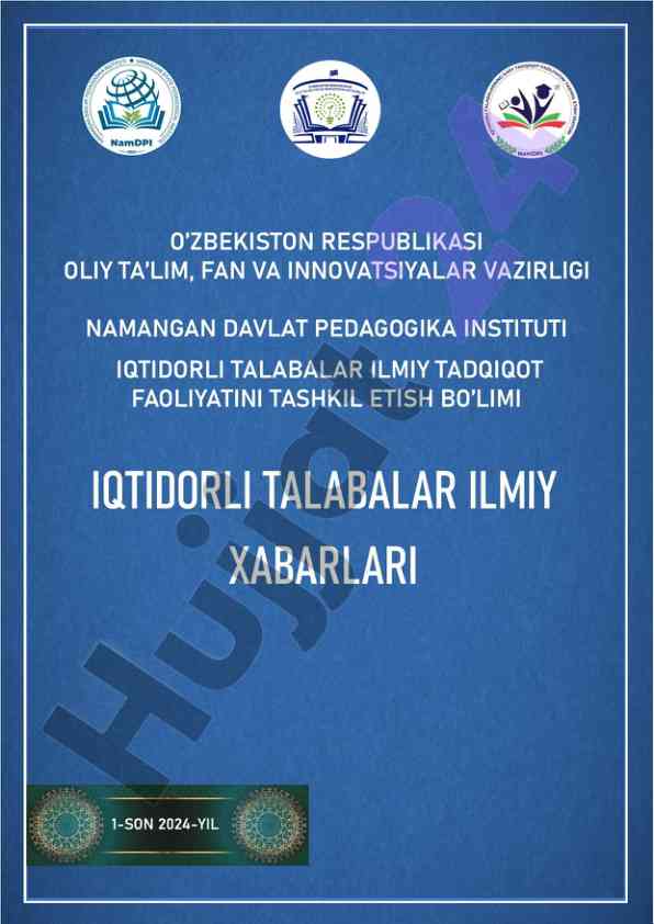 Iqtidorli talabalar ilmiy xabarlari 2024 1-son