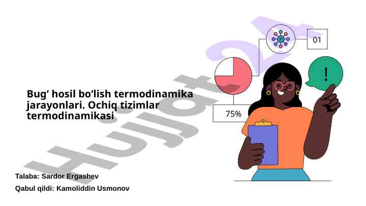 Bug‘ hosil bo‘lish termodinamika jarayonlari