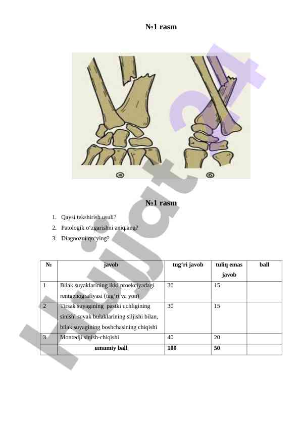 Laboratoriya tekshiruvlari va diagnostika usullari