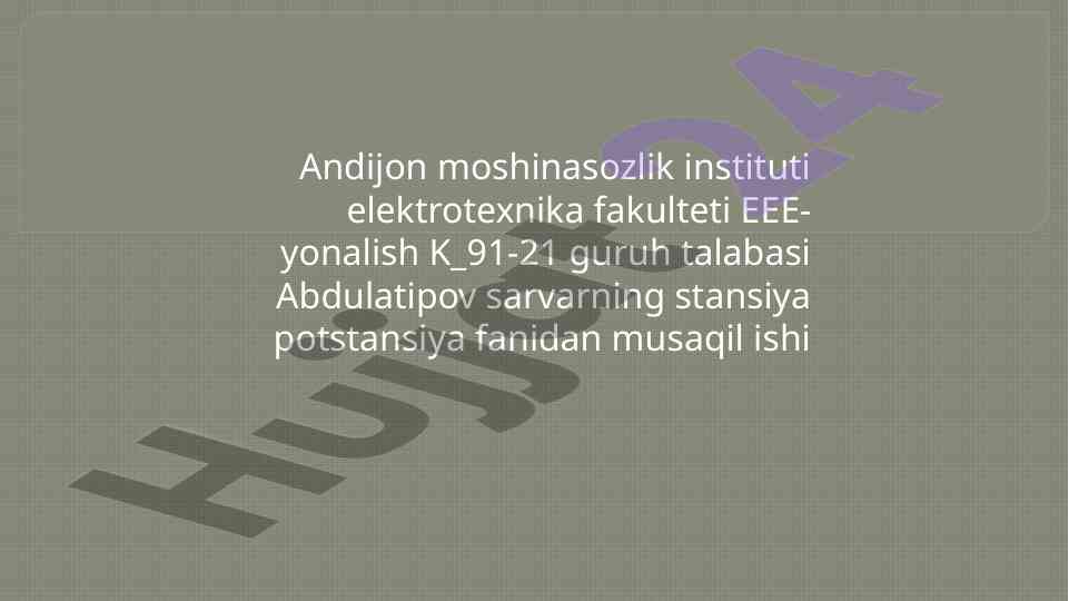 Rubilniklarning ko'rsatmalari turlari va tuziilishi