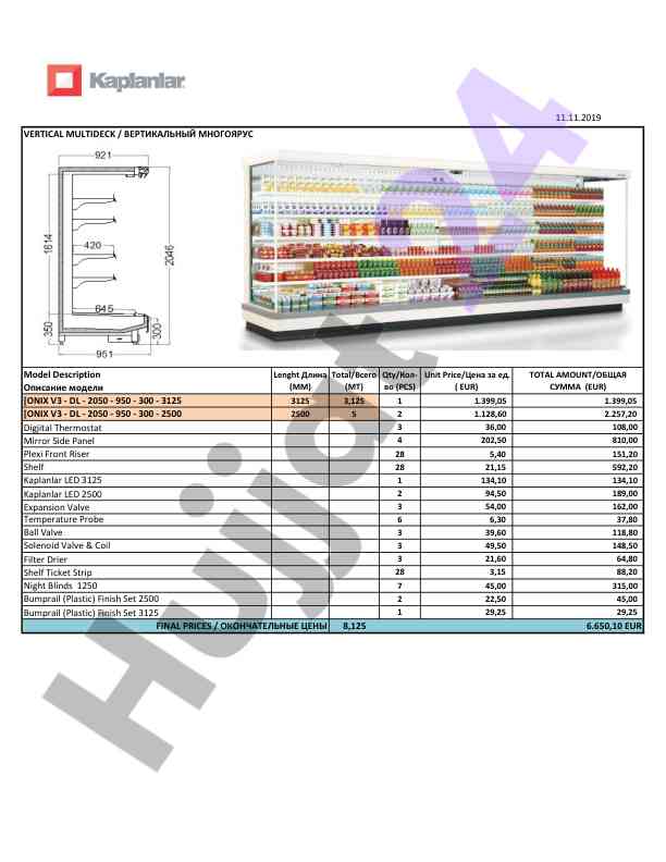 Model description and pricing overview