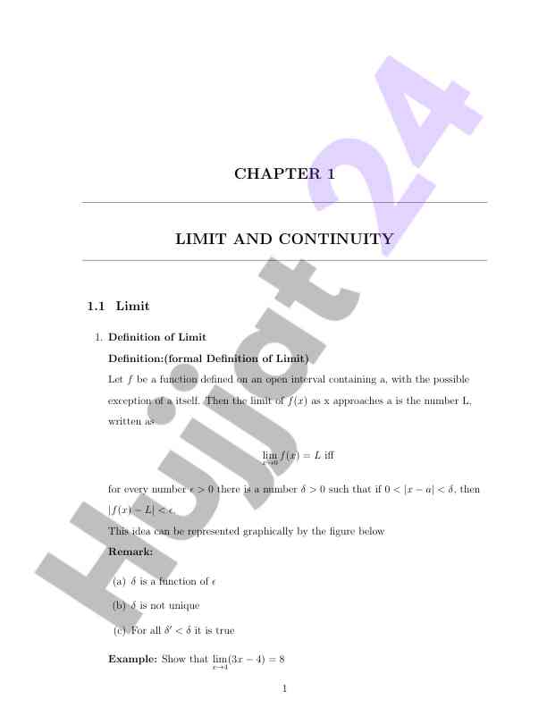 Understanding limit and continuity concepts