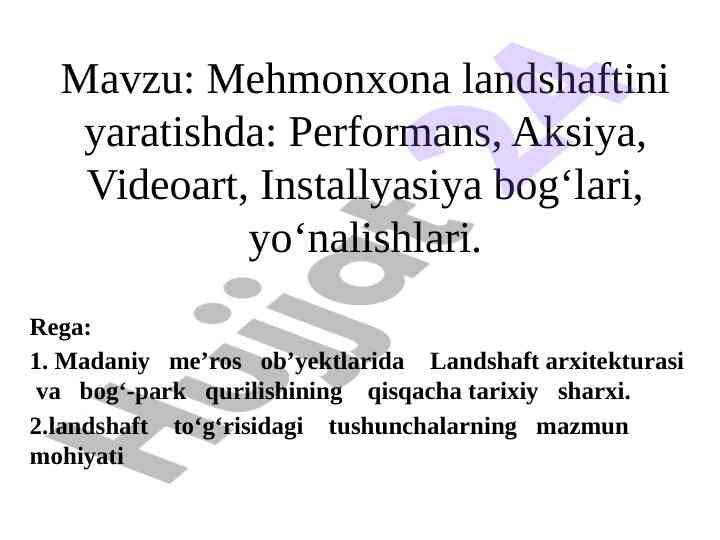 Mehmonxona landshaft dizayni: bog‘-park qurilishi qoidalari