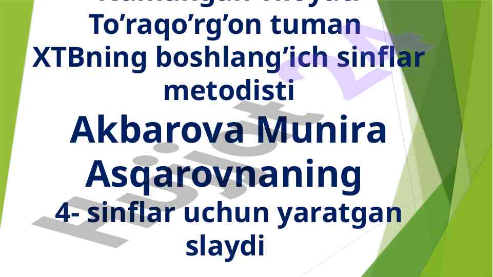 Buxoro va navoiy viloyatlari tabiati haqida mavzular