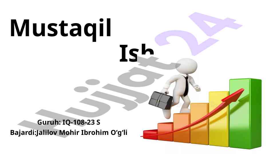 Statistika jamlash va guruhlash usullari