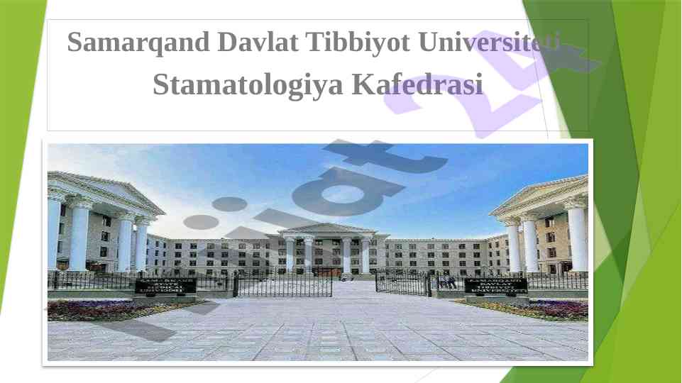 Yuz jag’ sohasining yallig’lanish kasalliklari