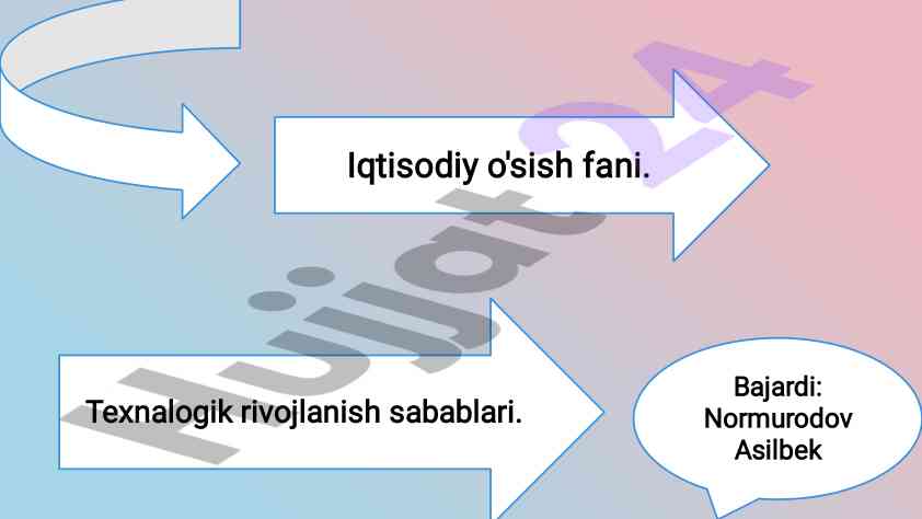 Texnologik rivojlanish sabablari va tushunchalari