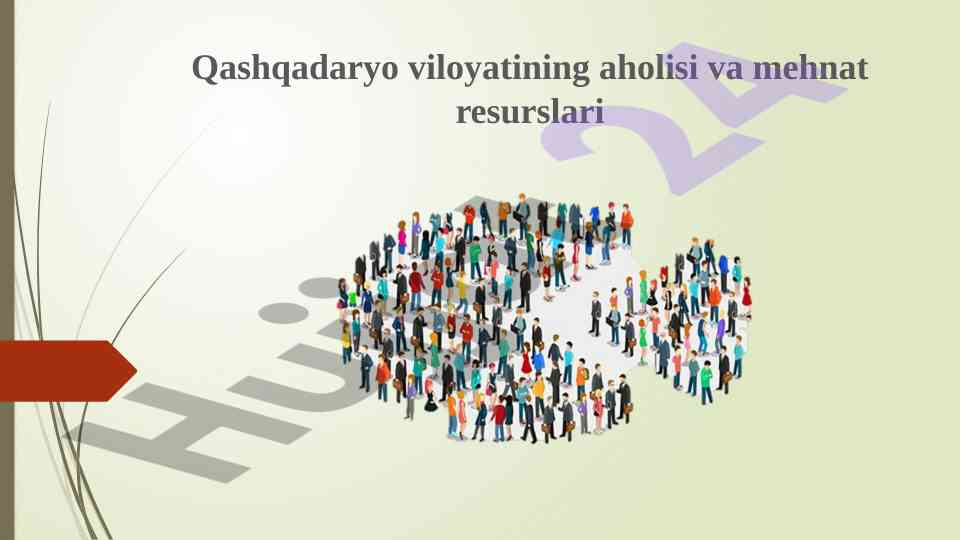 Qashqadaryo aholisi va mehnat resurslari hisoboti