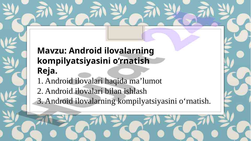 Android ilovalarini o‘rnatish jarayoni