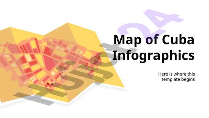 Exploring the map of cuba infographics