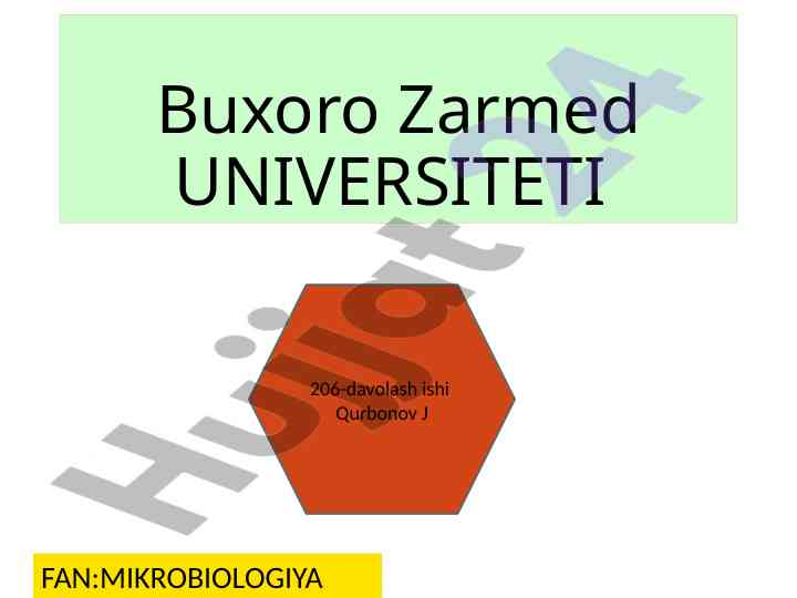 Kampilobakteriyalar va oziq-ovqat infektsiyalari ahmiyati