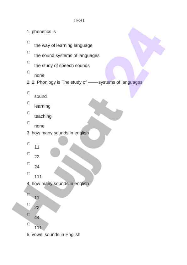 Phonetics and phonology overview in english
