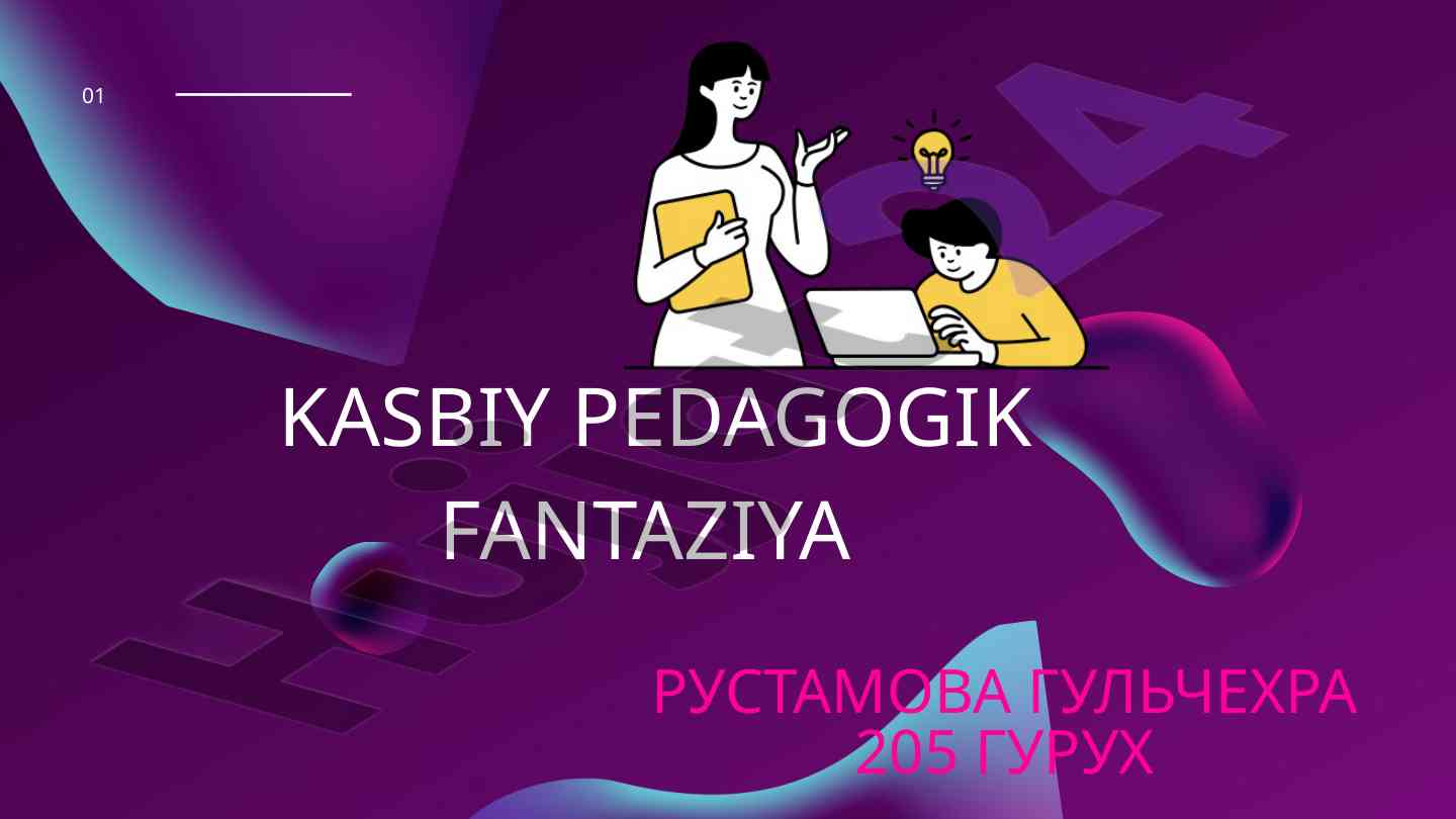 Kasbiy pedagogik fantaziya va uning turlari