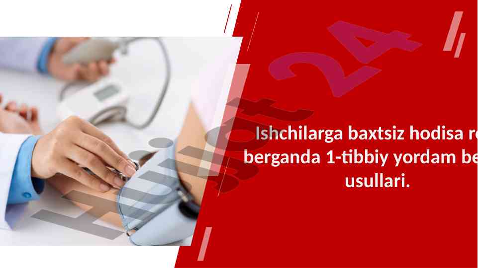Birinchi yordam: baxtsiz hodisalarda tezkor usullar
