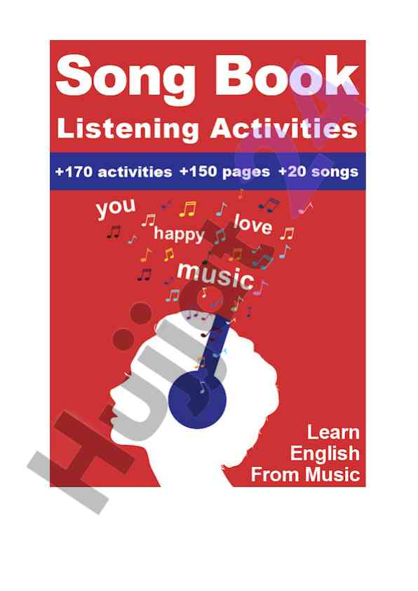 Listening activities songs for english learning