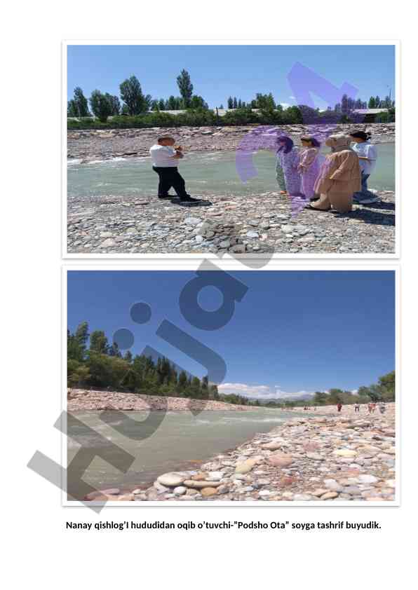 Geodezik olchov ishlari bilan tanishtiruvchi amaliyot