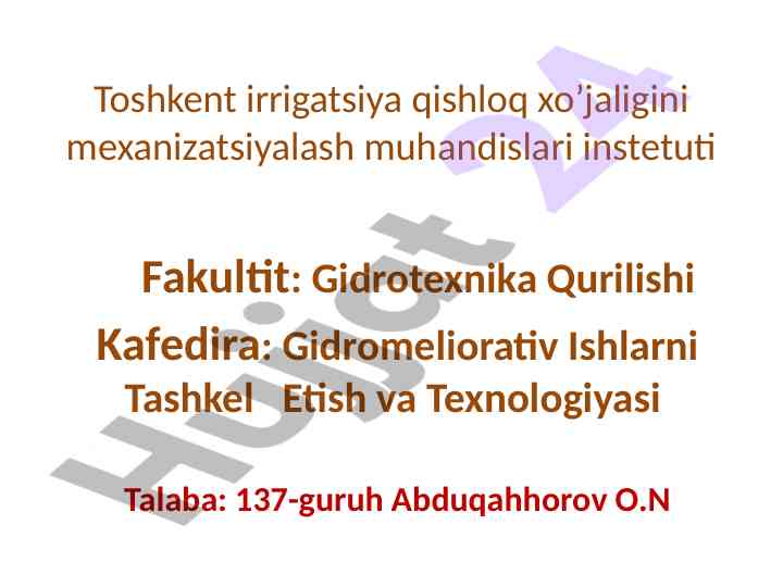 Pishgan g'isht va shlaka blok g'ishtlar tahlili