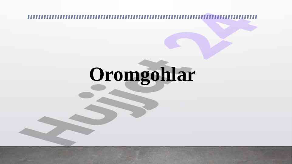 Oromgohlar sog‘lomlashtirish bolalar faoliyat yo‘riqlari