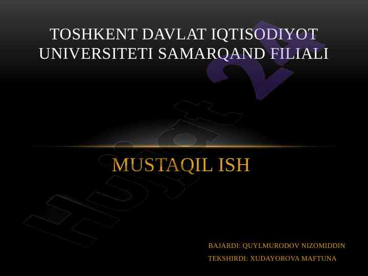 Milliy hisoblar tizimi va uning rivojlanishi