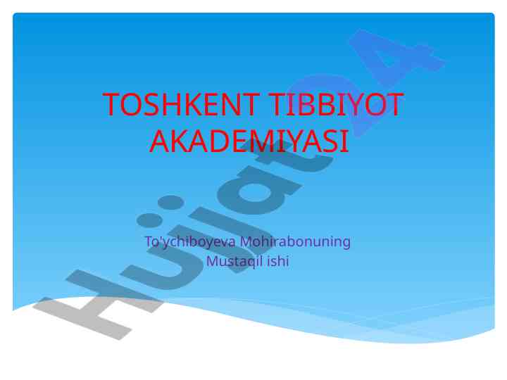 Miokard infarkti otkazgan bemorlarda ruhiy buzilishlar