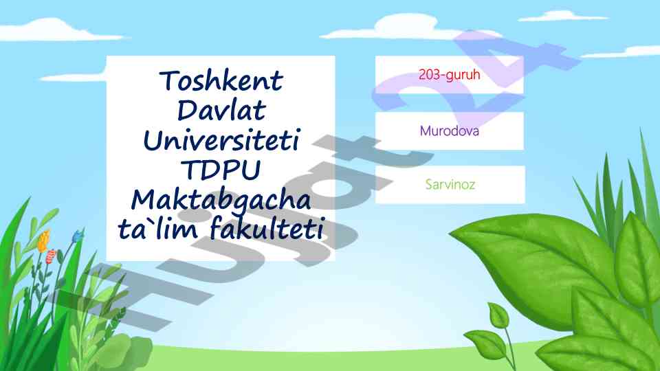 Steam texnologiyasini maktabgacha ta'limda qo'llash