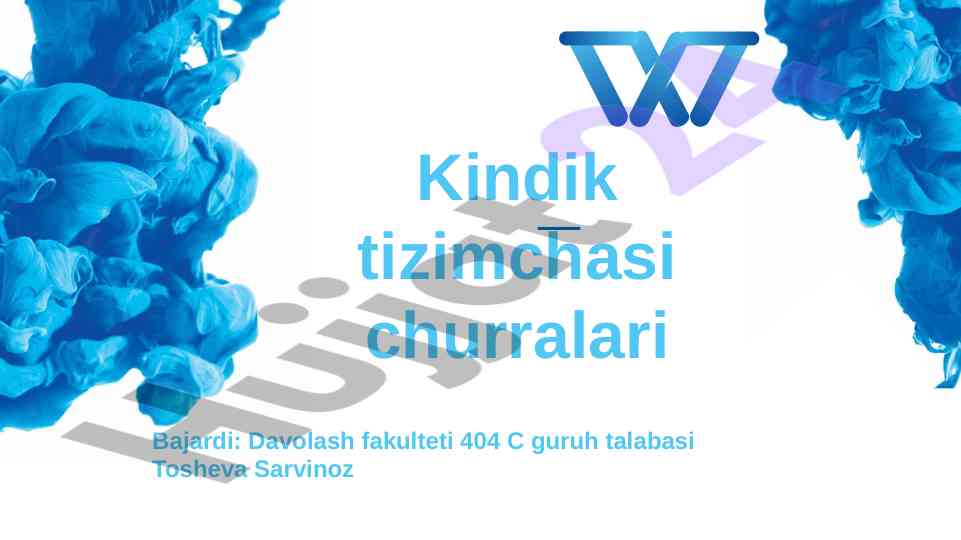 Kindik tizimchasi churralari haqida ma'lumotlar