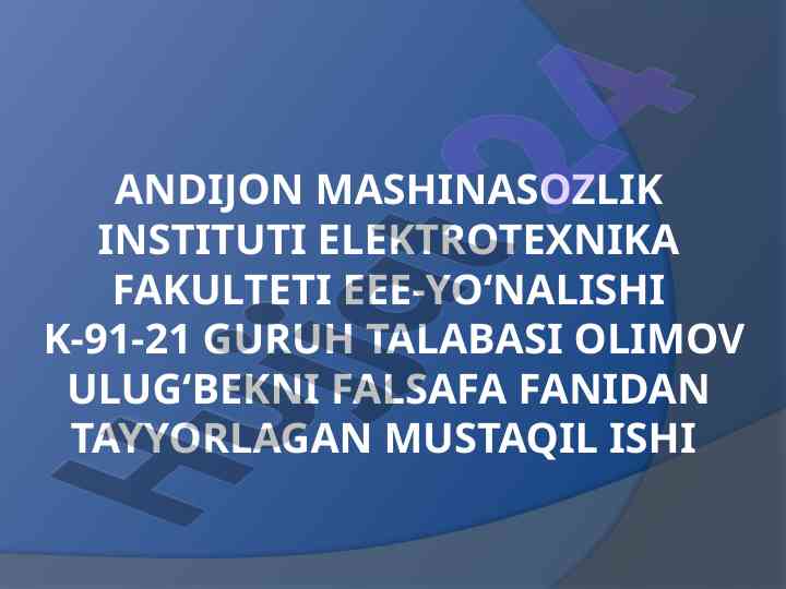 Islom dini va uning oqimlari tahlili
