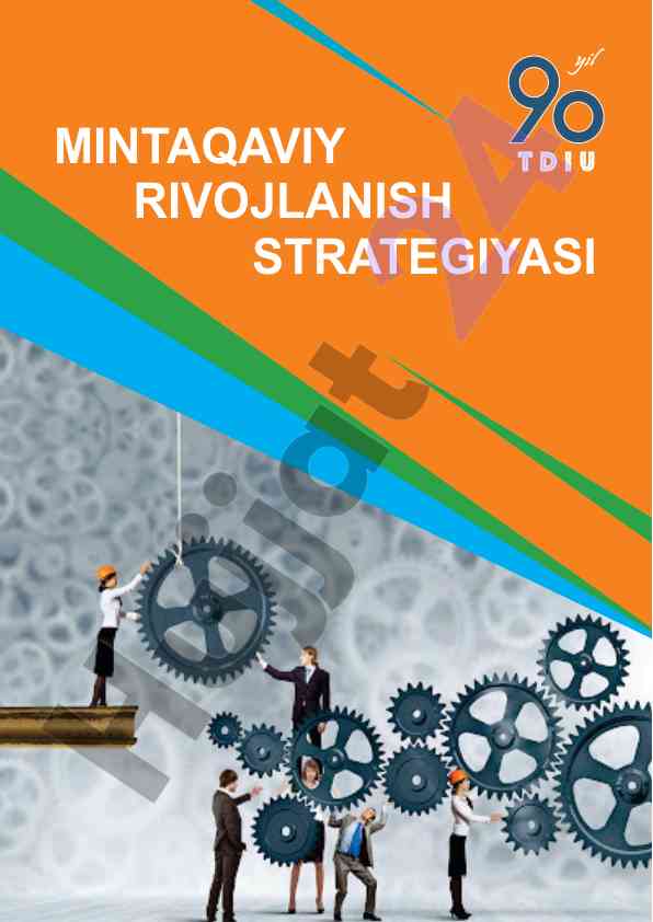 Mintaqaviy rivojlanish strategiyasi darslik