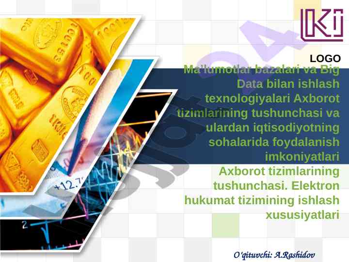 Ma’lumotlar bazalari va big data texnologiyalari