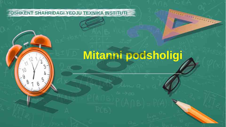 Mitanni madaniyati va otlardan foydalanish