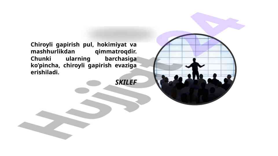 Chiroyli gapirish va sog'liq ta'siri