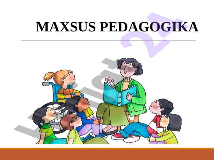 Maxsus pedagogika oligofrenopedagogika tiflopedagogika