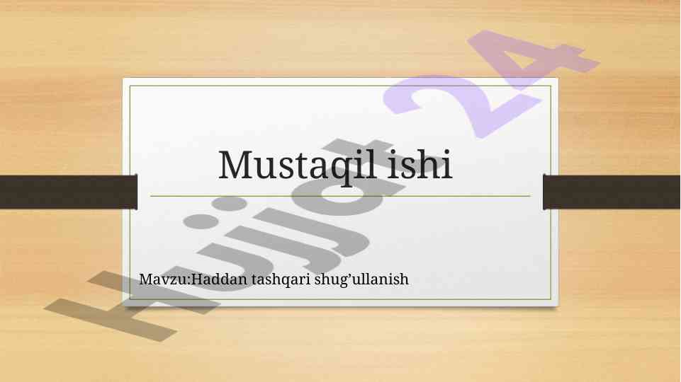 Haddan tashqari shug'ullanishning salbiy ta'sirlari