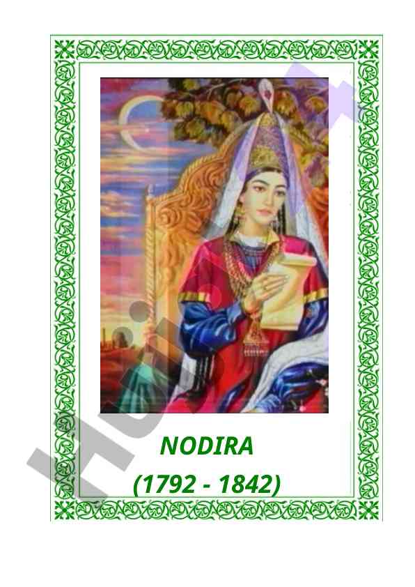 Nodira: o'zbek she'riyatining buyuk vakili