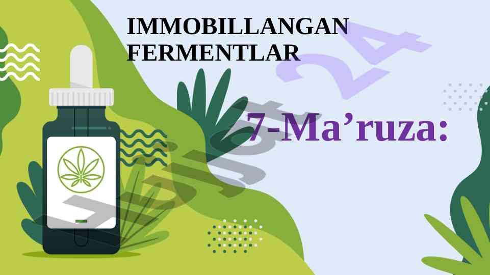 Immobillangan fermentlar va tibbiyotda qo’llanilishi