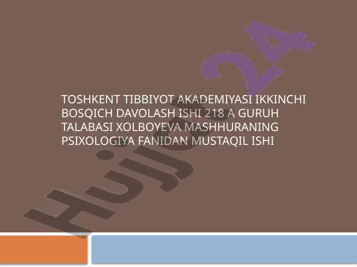Muloqot psixologiyasi asoslari va turlari