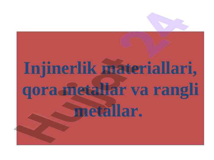Fe-c holat diagrammasi va po‘latlar klassifikatsiyasi