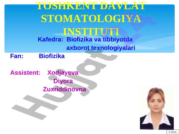 Biolektrodinamika va tibbiyotda termometriya usullari