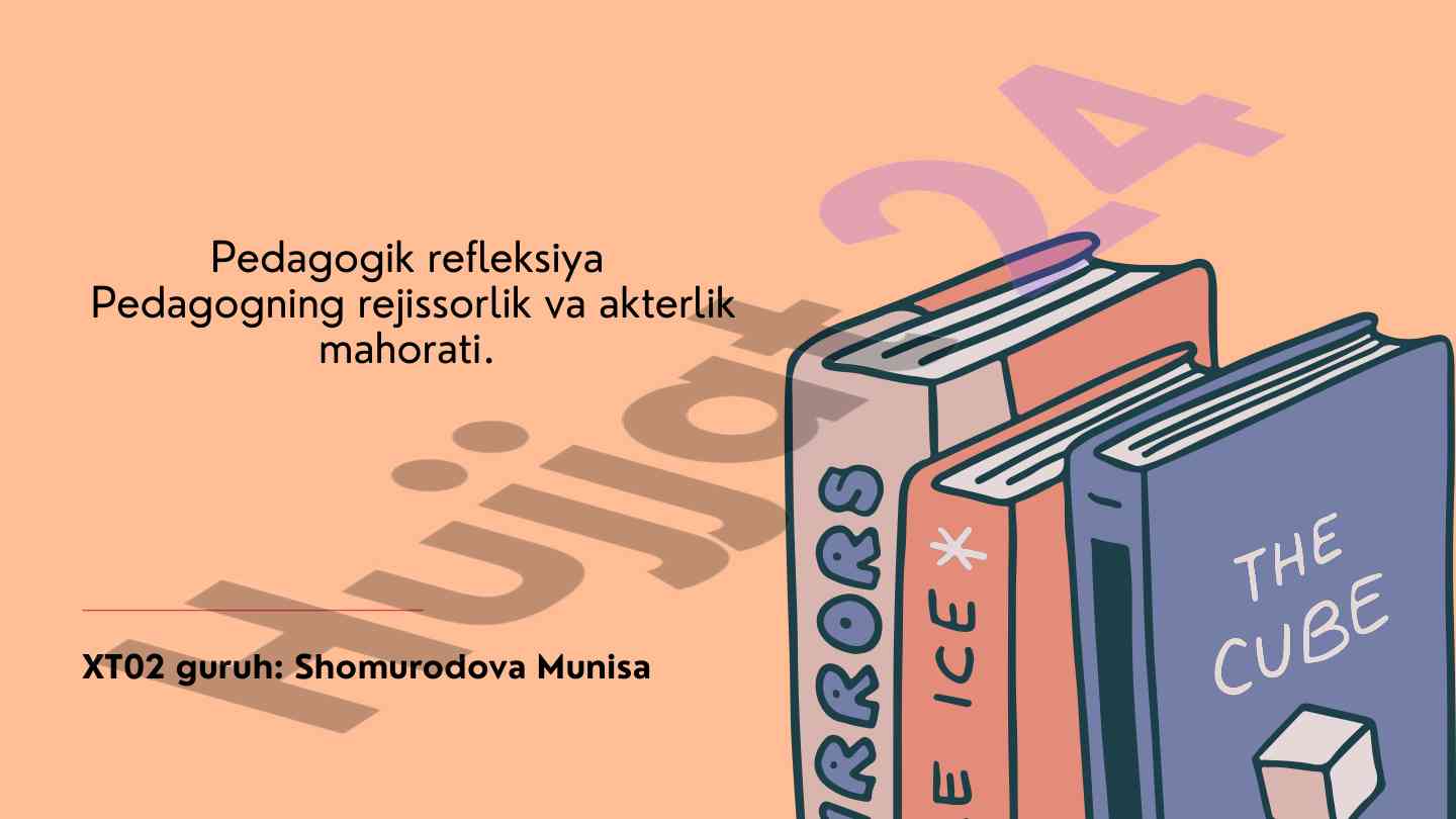 Pedagogik refleksiya va asosiy turlari
