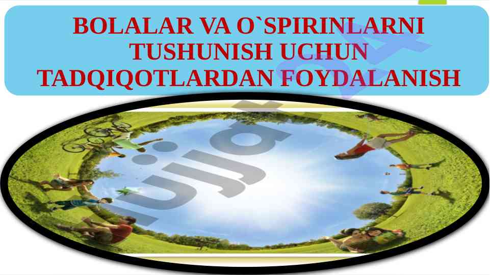 Rivojlanish psixologiyasi: o'qitish va tarbiya nazariyasi
