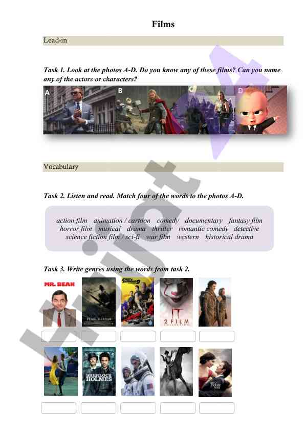 Film genres and their characteristics explored